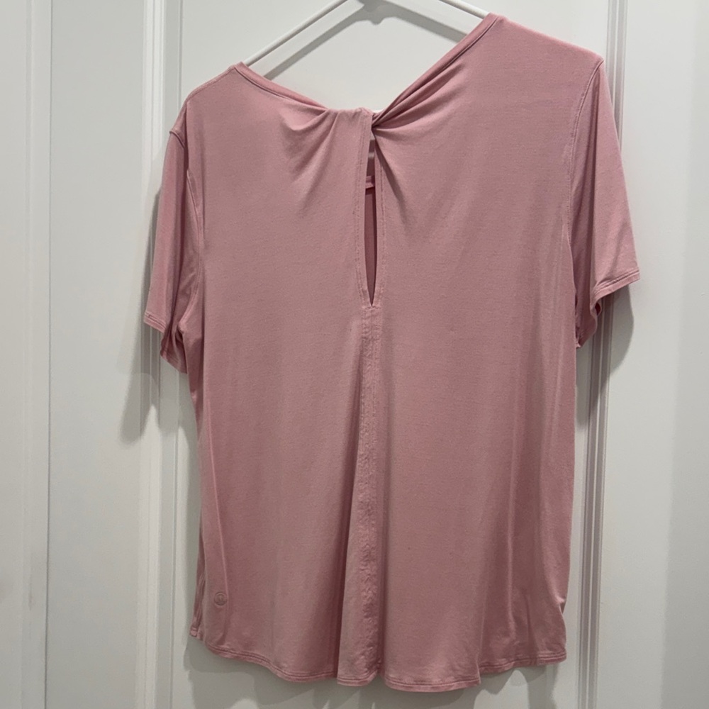 Lululemon Modal-Silk Twist-Back Short-Sleeve Shirt - Picture 2 of 4